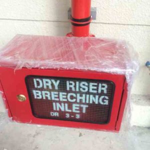Dry Riser Breeching Inlet with Cabinet