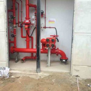 Sprinkler Control Valve with Breeching Inlet and Pressure Reducing Valve for Hosereel
